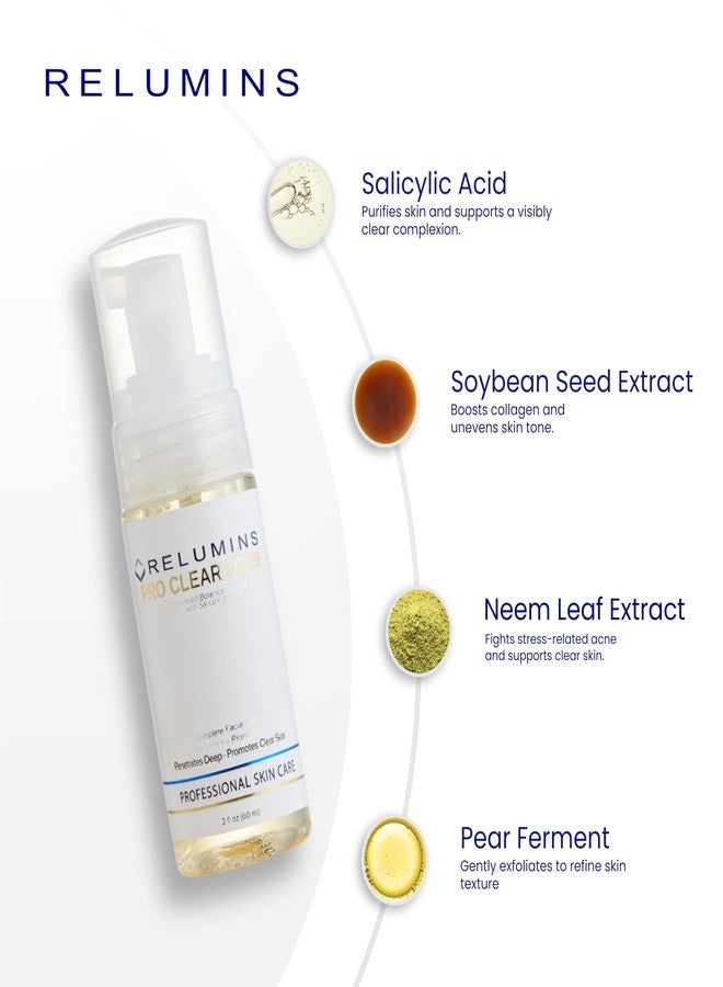 Relumins Pro Clear Foaming Wash – 120ml, Deep Cleansing Formula with Natural Ingredients, Clarifies & Refreshes Skin for a Smooth, Healthy Complexion - Image 3